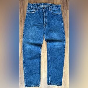 VTG 80s Levi's XX 505 0216 Jeans Men's 36x32 Red Tab 100% Cotton Made In USA‎